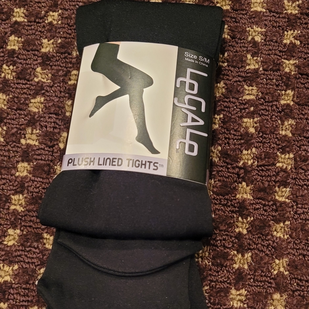 Plush lined tights